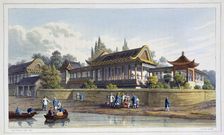 Summer Palace of the Emperor, Opposite the City of Tien-Sing China, 1817. Artist: J Clark