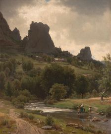 Summer Pastorale (View of Kallenfels), 1853. Creator: Worthington Whittredge