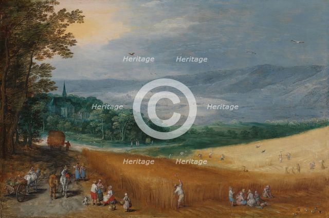 Summer, probably 1620s. Creators: Jan Brueghel the Elder, Joos de Momper, the younger.