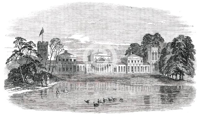Summer Residence of the Kara...Family, in Tambov, 1150 Versts from St. Petersburgh, 1850. Creator: Unknown.