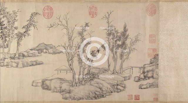 Summer Retreat in the Eastern Grove, datable to before 1515. Creator: Wen Zhengming.