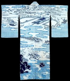 Summer Robe (Yukata), late 19th century. Creator: Unknown