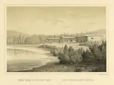 Summer Station on the Route to Okhotsk, 1856. Creator: Ivan Dem'ianovich Bulychev