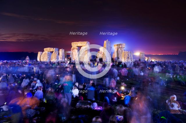 Summer, Stonehenge, Wiltshire, 2010.