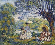 Summer Stroll; Summer Promenade, c1900s. Creator: Charles Guerin