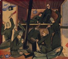 Summer (Summer in the Soldier's Carriage) , 1917. Creator: Kazaks, Jekabs (1895-1920)