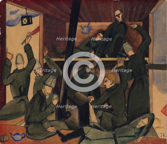 Summer (Summer in the Soldier's Carriage) , 1917. Creator: Kazaks, Jekabs (1895-1920).