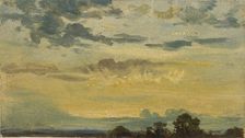 Summer Sunset, early 19th century. Artist: John Constable