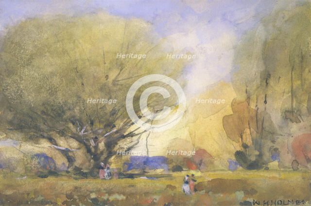 (Summer Scene), ca. 1920. Creator: William Henry Holmes.