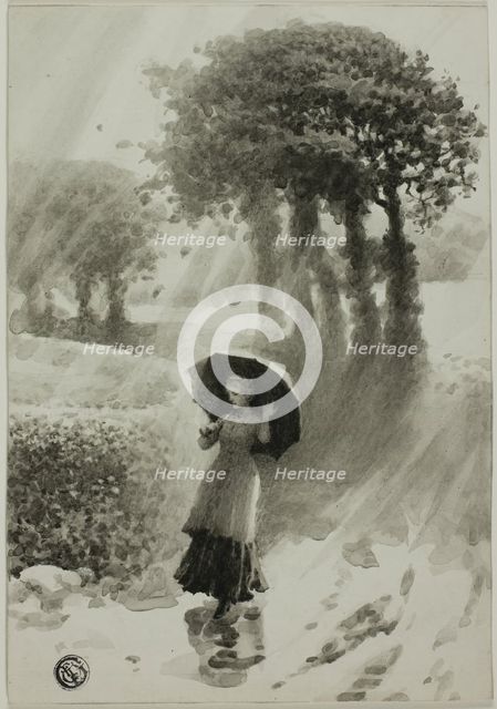Summer Shower, 1875/99. Creator: Alfred Sacheverel Coke.