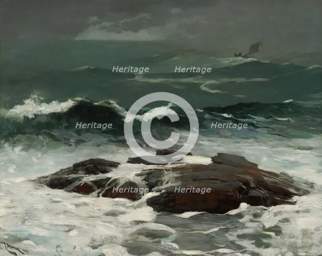 Summer Squall, 1877. Creator: Winslow Homer.