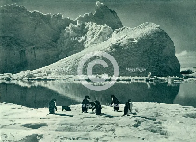'Summer Time - The Ice Opening Up', c1910–1913, (1913).  Artist: Herbert Ponting.