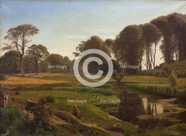 Summer's day, Horneland, near Fåborg, 1869. Creator: Vilhelm Kyhn.
