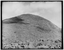 Summit of Mt. Washington from Bigelow's lawn, White Mountains, c1900. Creator: Unknown