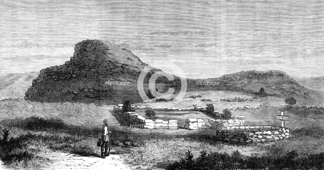 Summit of Majuba Hill,...graves of Captain Maude and soldiers killed in the fight of Feb. 27, 1881. Creator: Unknown.