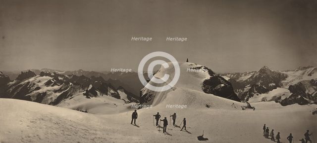 Summit of Mont Titlis, Switzerland, 1866. Creator: Adolphe Braun.