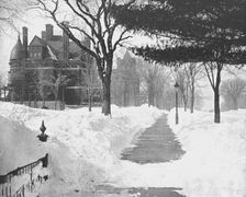 Summit Avenue in Winter, St Paul, Minnesota, USA, c1900. Creator: Unknown