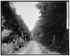 Summit cut, Green Mountains, between 1900 and 1906. Creator: Unknown