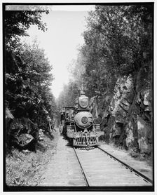 Summit cut, Green Mountains, between 1900 and 1906. Creator: Unknown