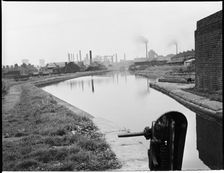 Summit Lock, Trent and Mersey Canal, Etruria, Hanley, Stoke-on-Trent, 1965-1968. Creator: Eileen Deste