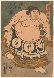 Sumo Wrestler Unryu Kyukichi (Unryu Hisakichi), 1830s