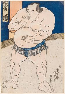 Sumo Wrestler Itadaki, 1843