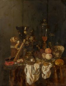 Sumptuous Still Life, 1655. Creator: Abraham van Beyeren