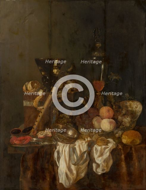 Sumptuous Still Life, 1655. Creator: Abraham van Beyeren.