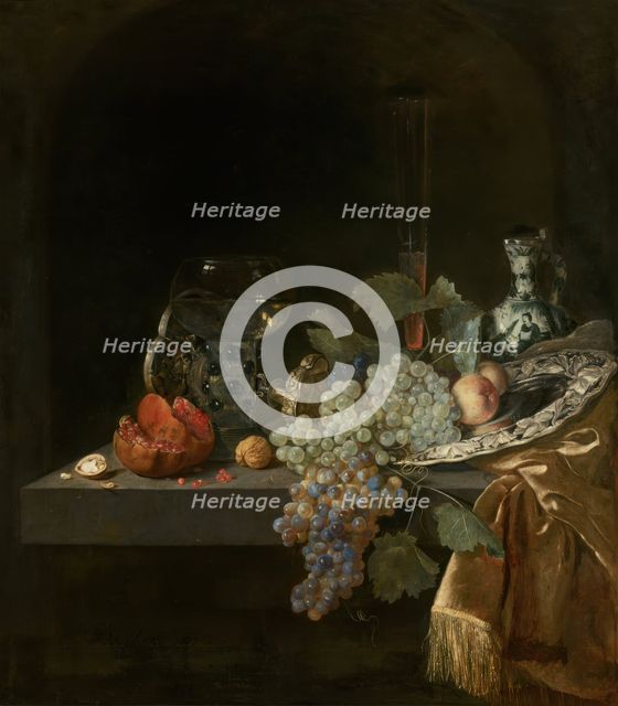 Sumptuous Still Life, c1656-1670. Creator: Isaac van Kipshaven.