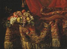 Sumptuous Still Life with Fruit, c17th century. Creator: Unknown