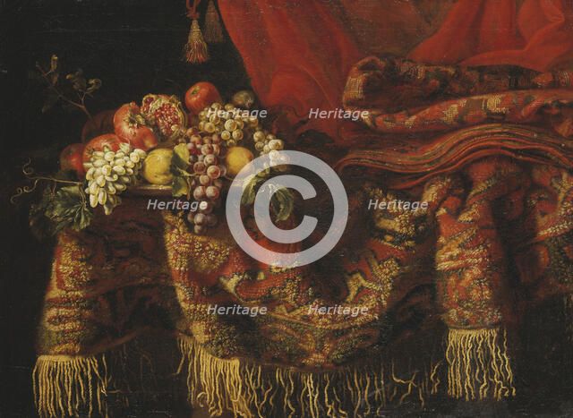 Sumptuous Still Life with Fruit, c17th century. Creator: Unknown.