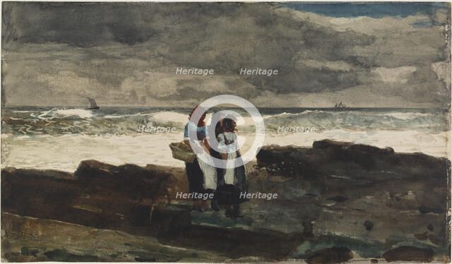 Sun and Clouds, 1882. Creator: Winslow Homer.