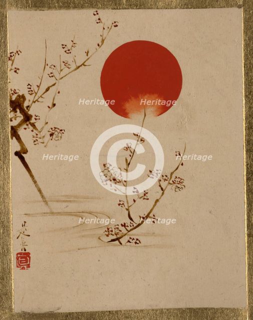 Sun and Plum Branches. Creator: Shibata Zeshin.