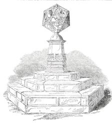 Sun-Dial, at Holyrood, 1850. Creator: Unknown