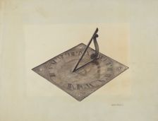 Sun Dial, c. 1938. Creator: Michael Chomyk