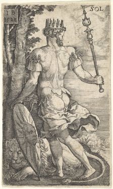 Sun from The Gods Who Preside Over the Planets, 1528. Creator: Master I.B.