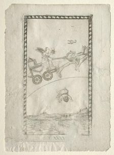 Sun (from the Tarocchi, series A: Firmaments of the Universe, #44), before 1467. Creator: Master of the E-Series Tarocchi (Italian, 15th century)