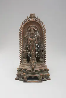 Sun God Surya on His Chariot, Pala period, 10th/12th century. Creator: Unknown