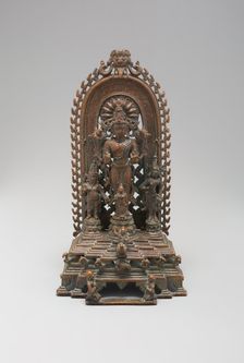 Sun God Surya on His Chariot, Pala period, 10th/12th century. Creator: Unknown