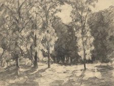 Sun in the forest, 1930-1935. Creator: Ludovit Cordak