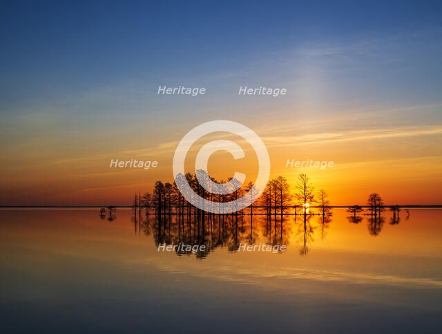 Sun Pillar Sunrise. Creator: Eve Turek.