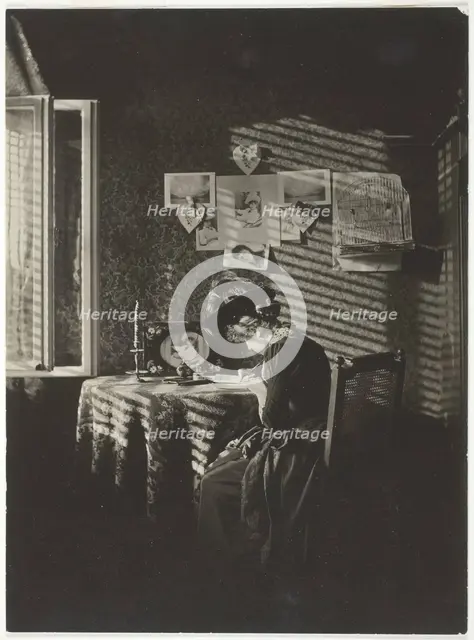 Sun Rays - Paula, Berlin, 1889, printed 1920/39. Creator: Alfred Stieglitz.