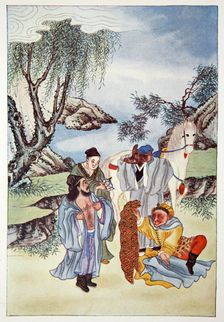 Sun Steals Clothing for his Master 1922. Creator: Unknown