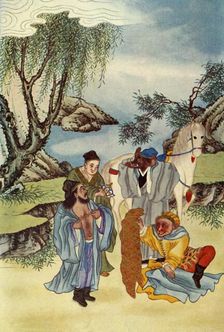 Sun Steals Clothing for his Master 1922. Creator: Unknown