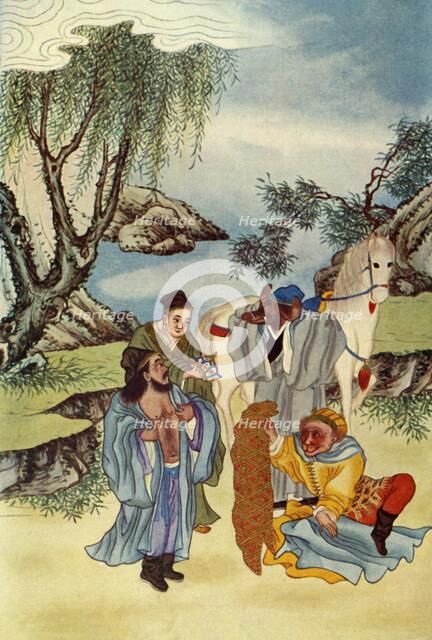 'Sun Steals Clothing for his Master', 1922. Creator: Unknown.