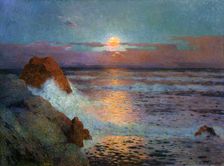 Sun Set by the Sea 1925. Artist: Fernand Loyen du Puigaudeau