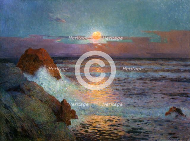 'Sun Set by the Sea', 1925. Artist: Fernand Loyen du Puigaudeau