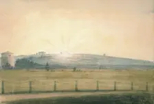 Sun Setting seen from the Observatory at Oxford, 20 December 1784. Artist: John Baptist Malchair