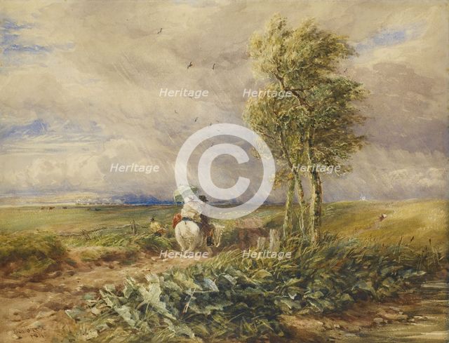 Sun, Wind and Rain, 1845. Creator: David Cox the Elder.