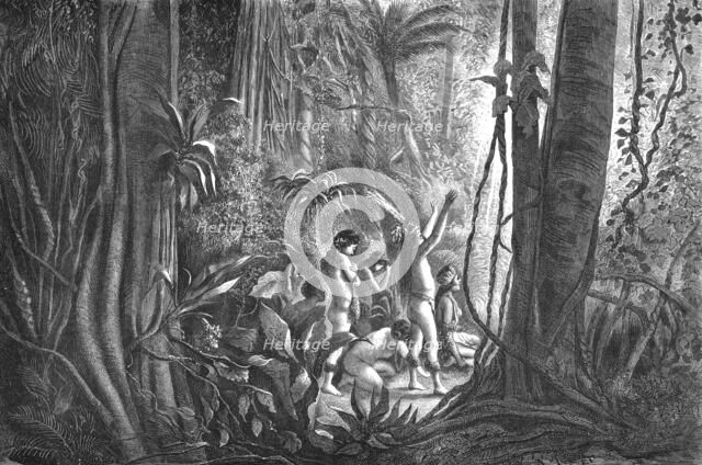 Sun-worship of Amazon Indians; A Trip up the Trombetas', 1875. Creator: Unknown.